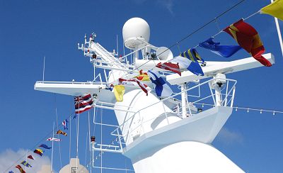 Pride of Aloha with Hawaii State Flag.